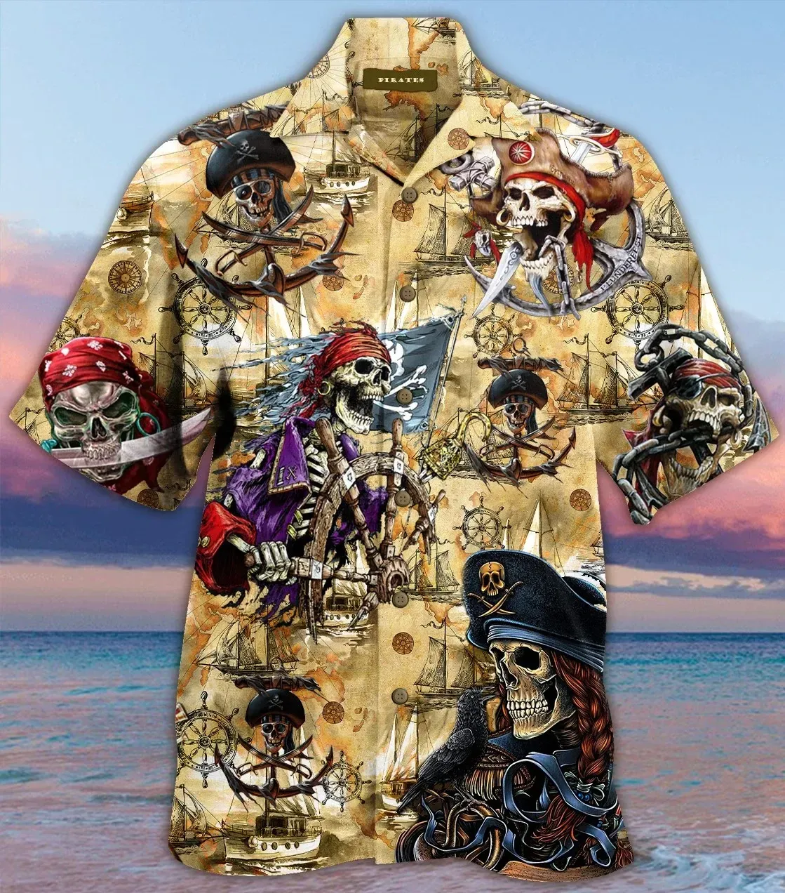 Premium Unique Pirates Hawaii Shirts Ultra Super Cool and Comfortable LTANT220301DS