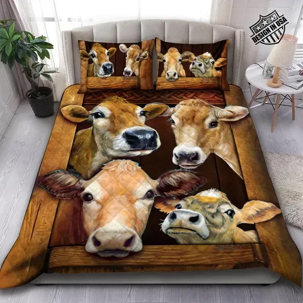 Premium Unique Cows In The Home Quilt Ultra Soft and Warm LTAVK060351DS