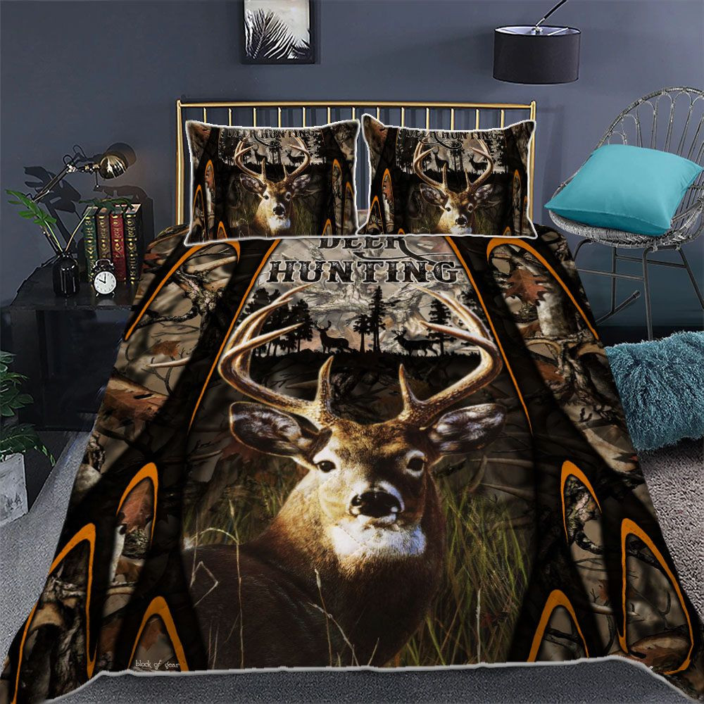 Premium Unique Deer Huting Bedding Set Ultra Soft and Warm LTADD120118DS