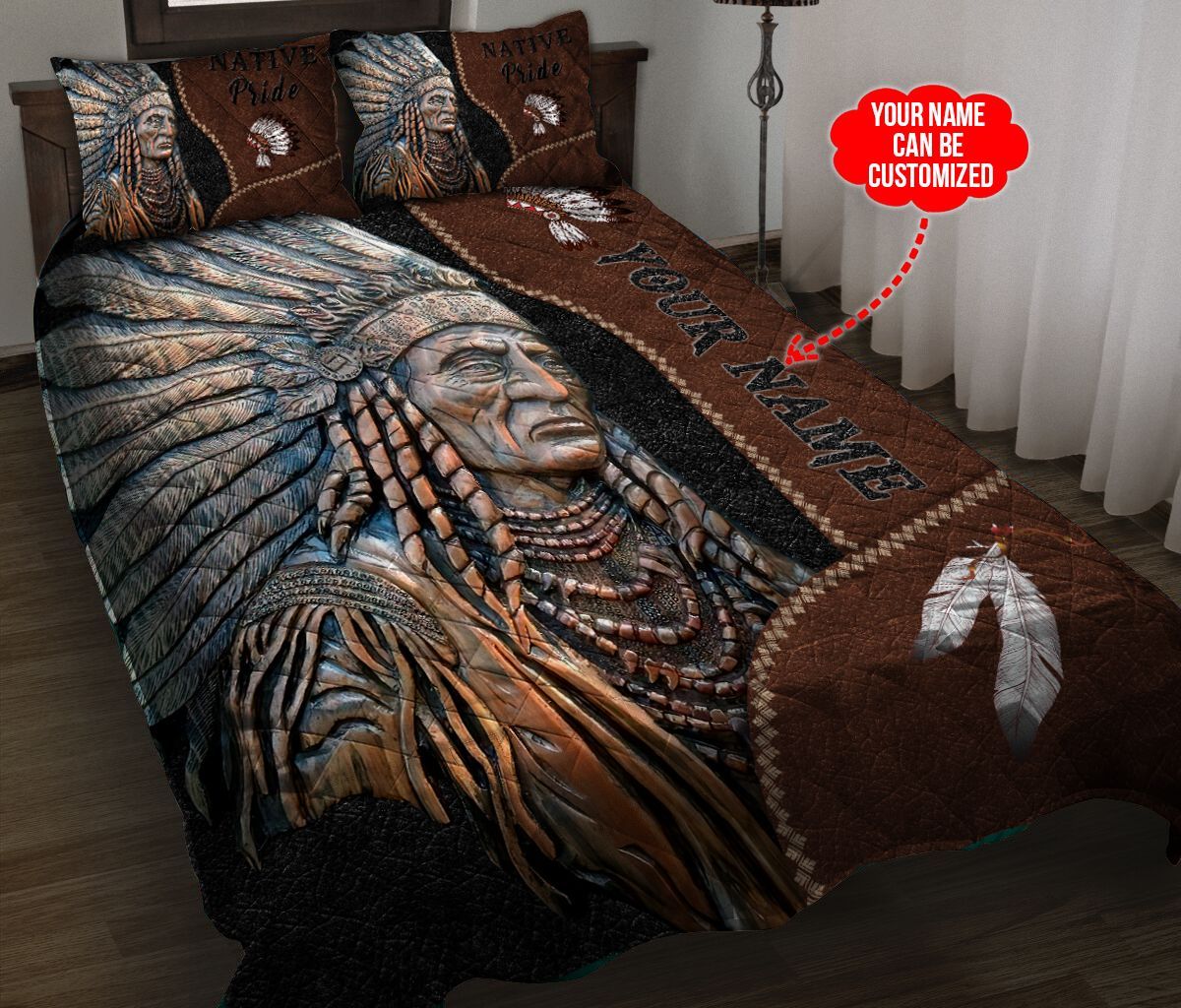 Premium Unique Native Quilt Bedding Set Ultra Soft DDD240603XX