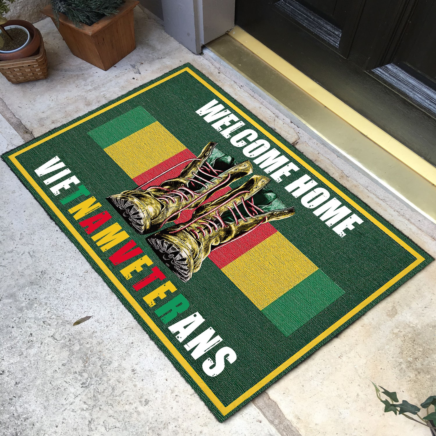Welcome Home Vietnam Veteran Doormat TVN160104
