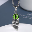 Wing Feather Retro Pendant 925 Sterling Silver Personalized Creative Pendant