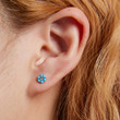 Simple Turquoise Stud Earrings