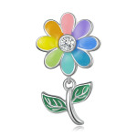 Colorful Sunflower Charm