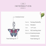 Fantasy Butterfly Dangle Charm