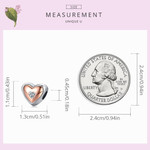 Two Color Heart Charm