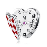 Heart Clock Charm
