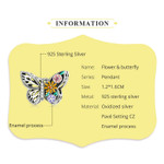 Flower & Butterfly Charm
