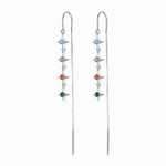 Starry Zirconium Threads Earrings