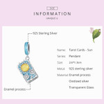 Tarot Cards - Sun Pendant Charm