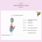 Colorful Butterfly Pendant Charm