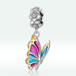 Colorful Butterfly Pendant Charm