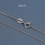 S925 Sterling Silver Necklace Collection Multi Options