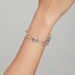 "The Love of Paper Clips" Link Chain Bracelet