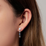 Opal Zirconium Earrings