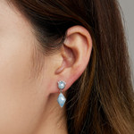 Delicate Diamond Earrings