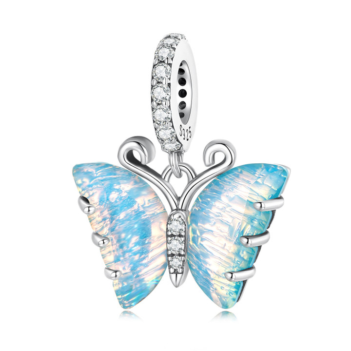 Aurora Butterfly Dangle Charm