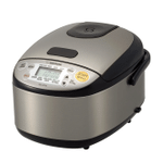 Zojirushi NS-LGC05XB Micom Rice Cooker & Warmer, 3-Cups (Uncooked), Stainless Black