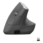 Logitech MX Vertical Wireless Mouse, Advanced Ergonomic Design Reduces Muscle Strain