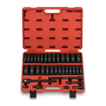 Neiko 02446A 1/2-Inch Drive Deep Impact Socket Master Set with Accessories, 35-Piece