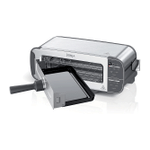 Ninja ST101 Foodi 2-in-1 Flip Toaster, 2-Slice Capacity, Stainless Steel