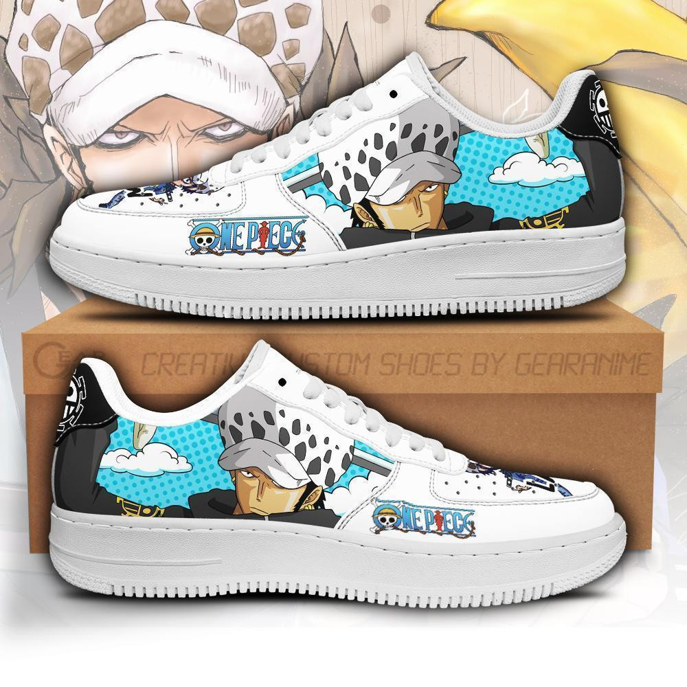 Trafalgar D. Water Law Air Sneakers Custom Anime One Piece Shoes
