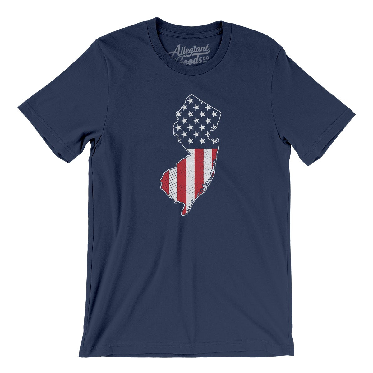 New Jersey American Flag Men/Unisex T-Shirt