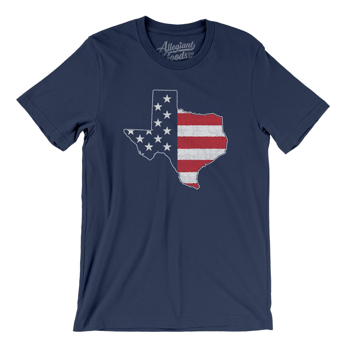 Texas American Flag Men/Unisex T-Shirt