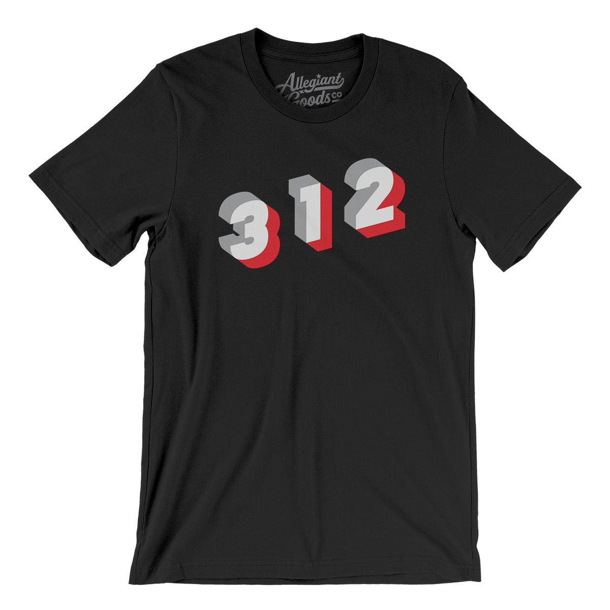 Chicago 312 Area Code Men/Unisex T-Shirt