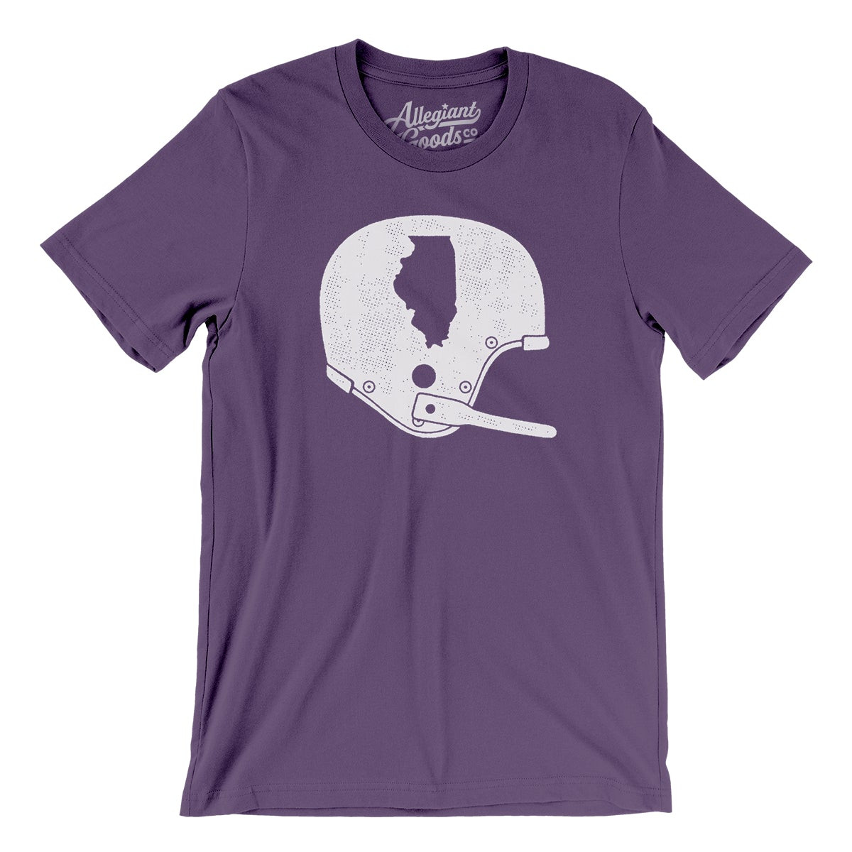 Illinois Vintage Football Helmet Men/Unisex T-Shirt