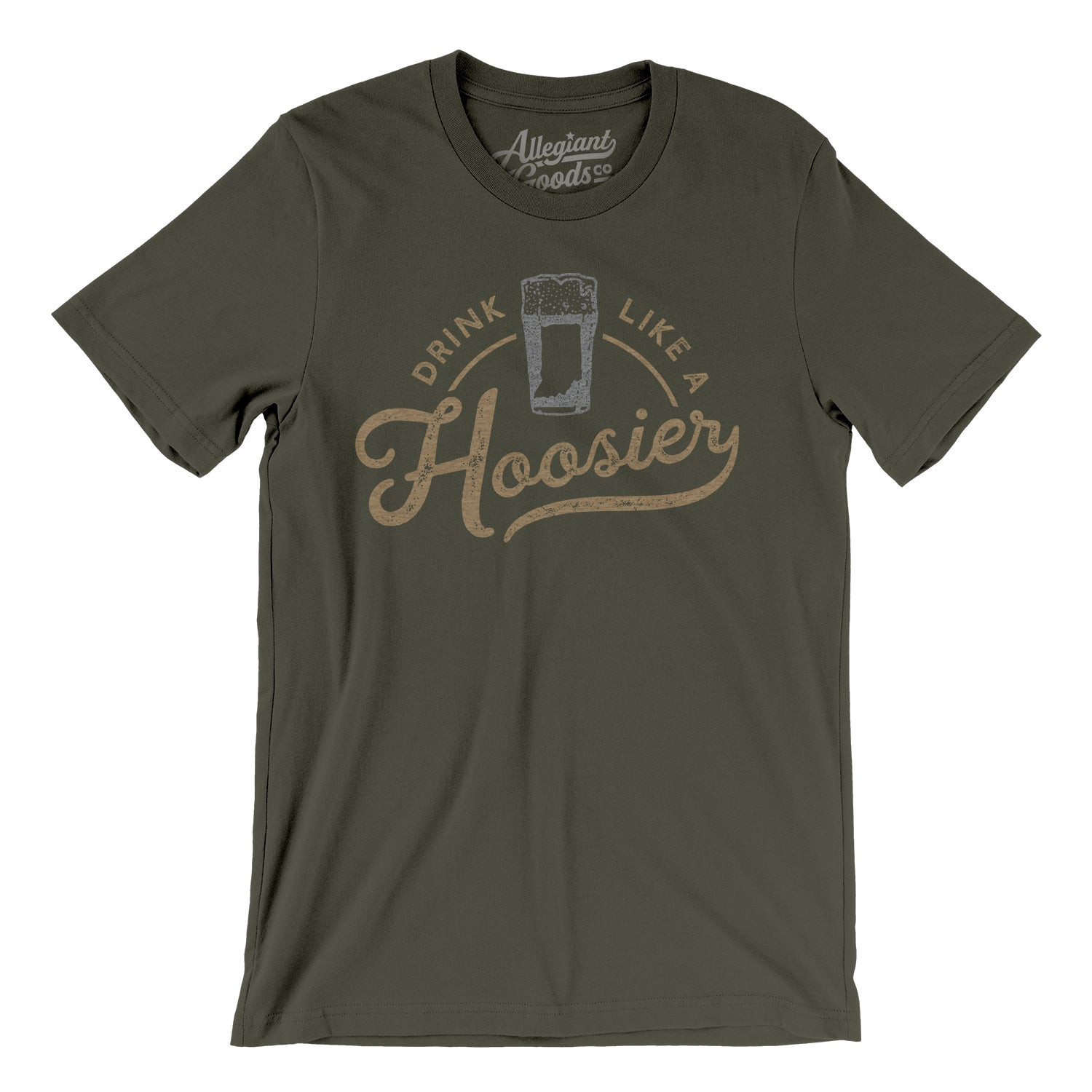 Drink Like A Hoosier Men/Unisex T-Shirt