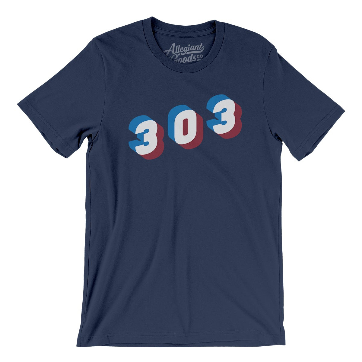 Denver 303 Area Code Men/Unisex T-Shirt