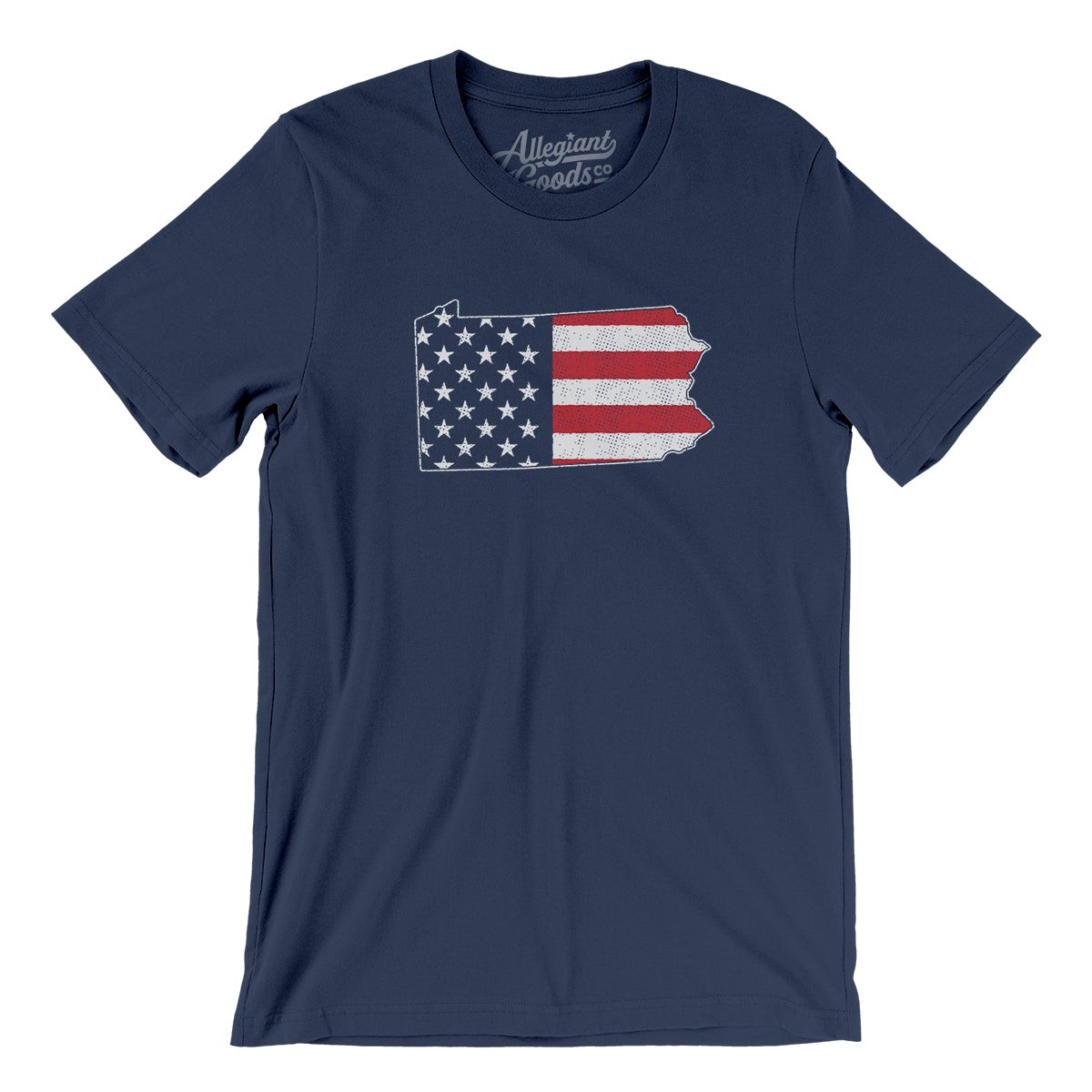 Pennsylvania American Flag Men/Unisex T-Shirt