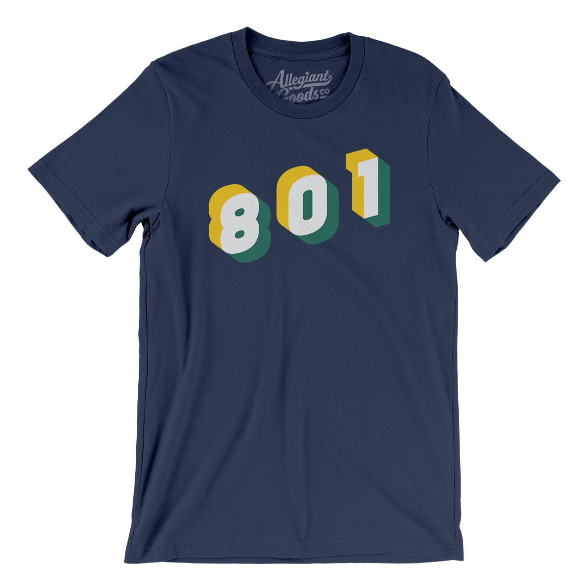 Salt Lake City 801 Area Code Men/Unisex T-Shirt