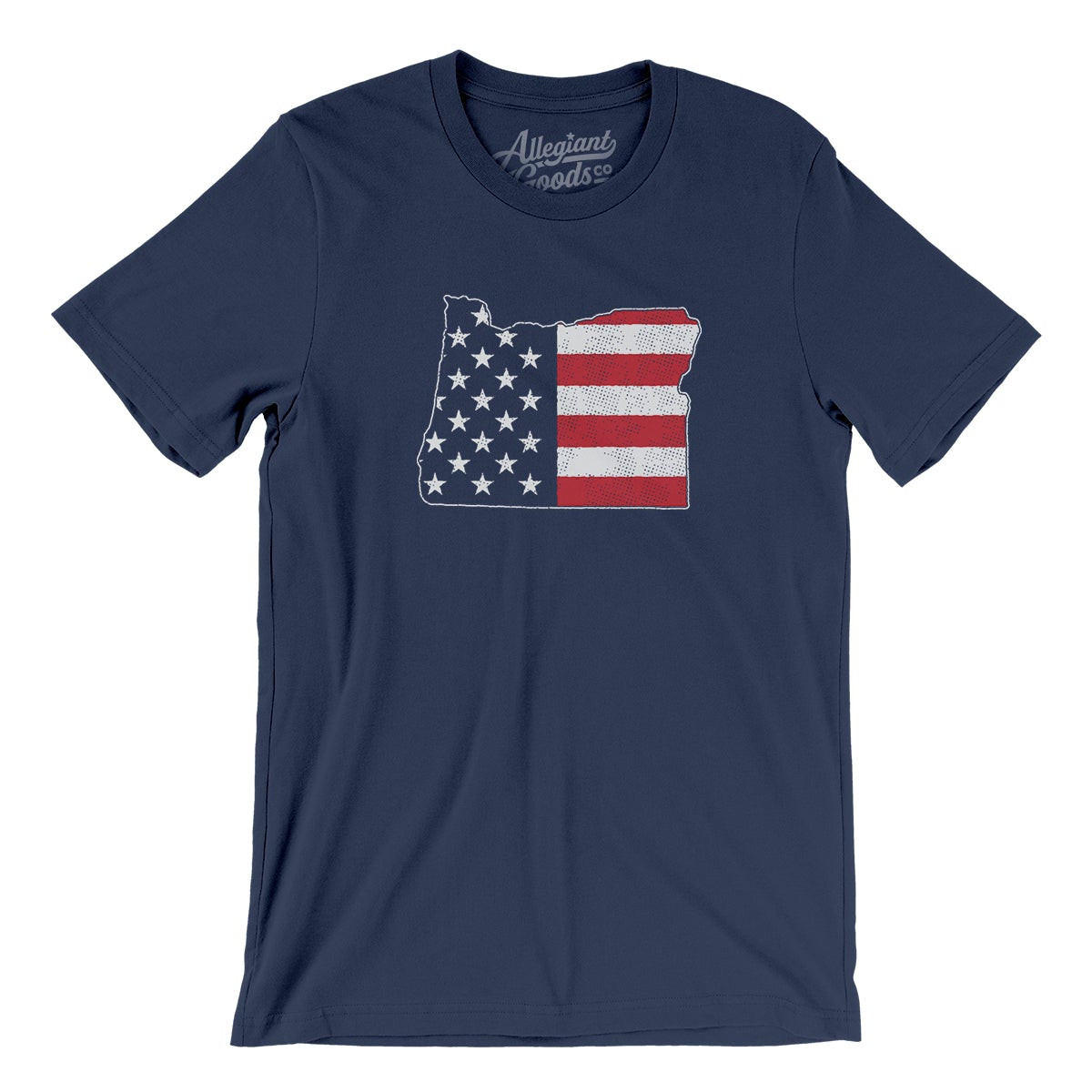 Oregon American Flag Men/Unisex T-Shirt