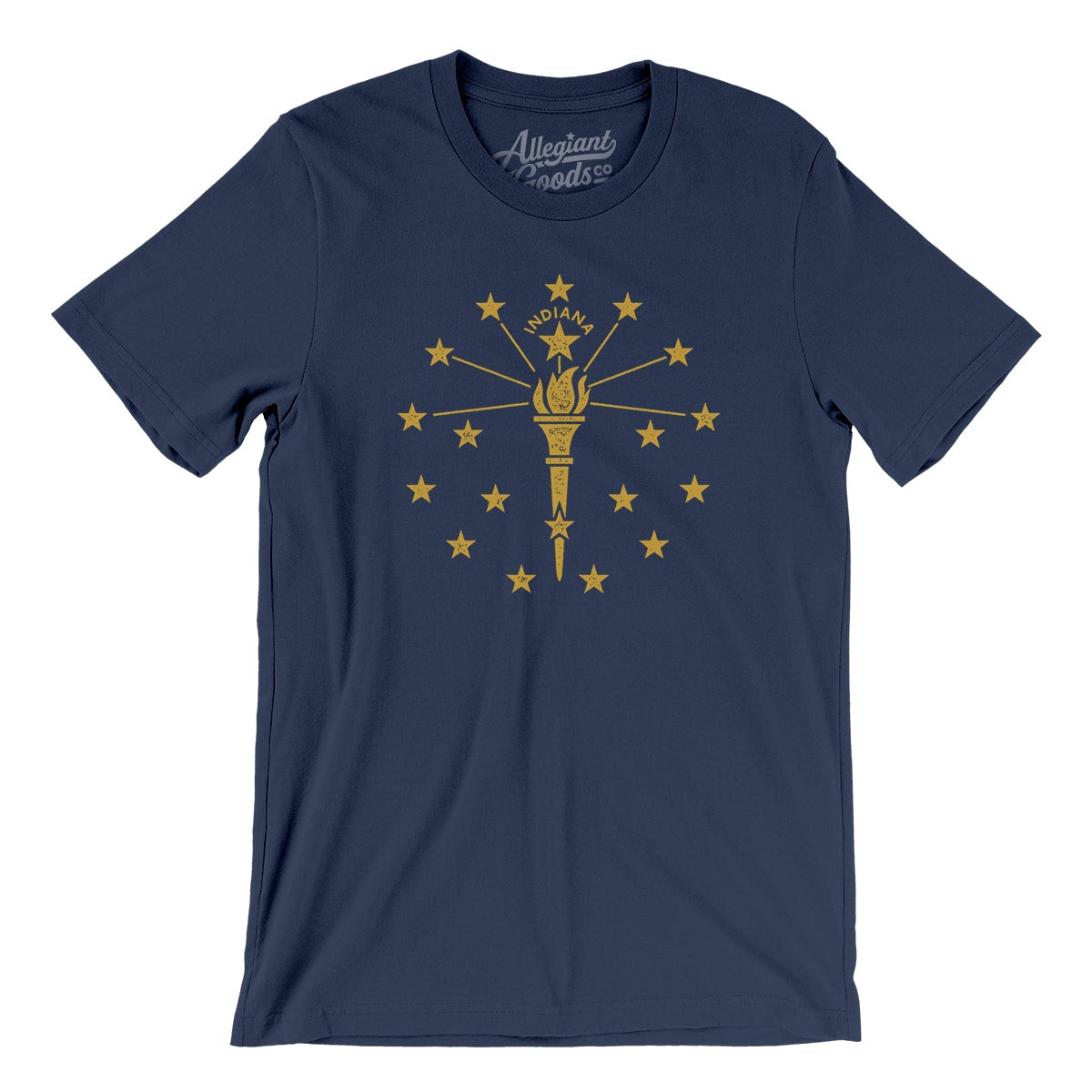 Indiana State Flag Men/Unisex T-Shirt