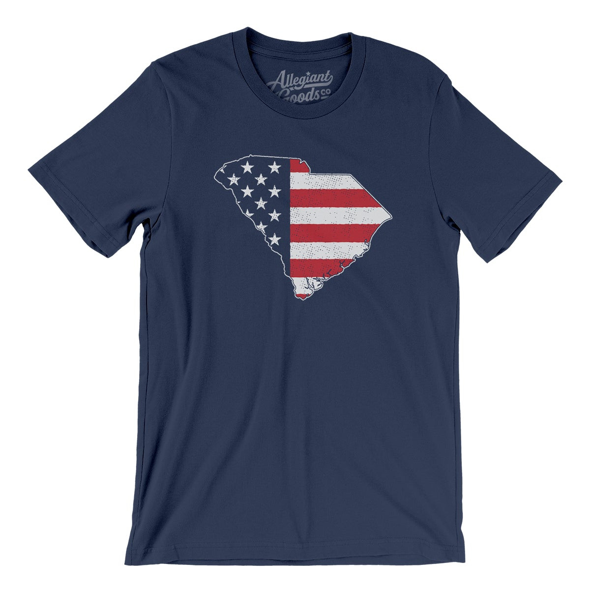 South Carolina American Flag Men/Unisex T-Shirt