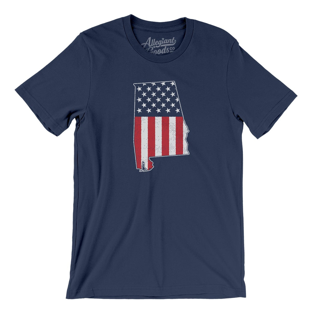 Alabama American Flag Men/Unisex T-Shirt