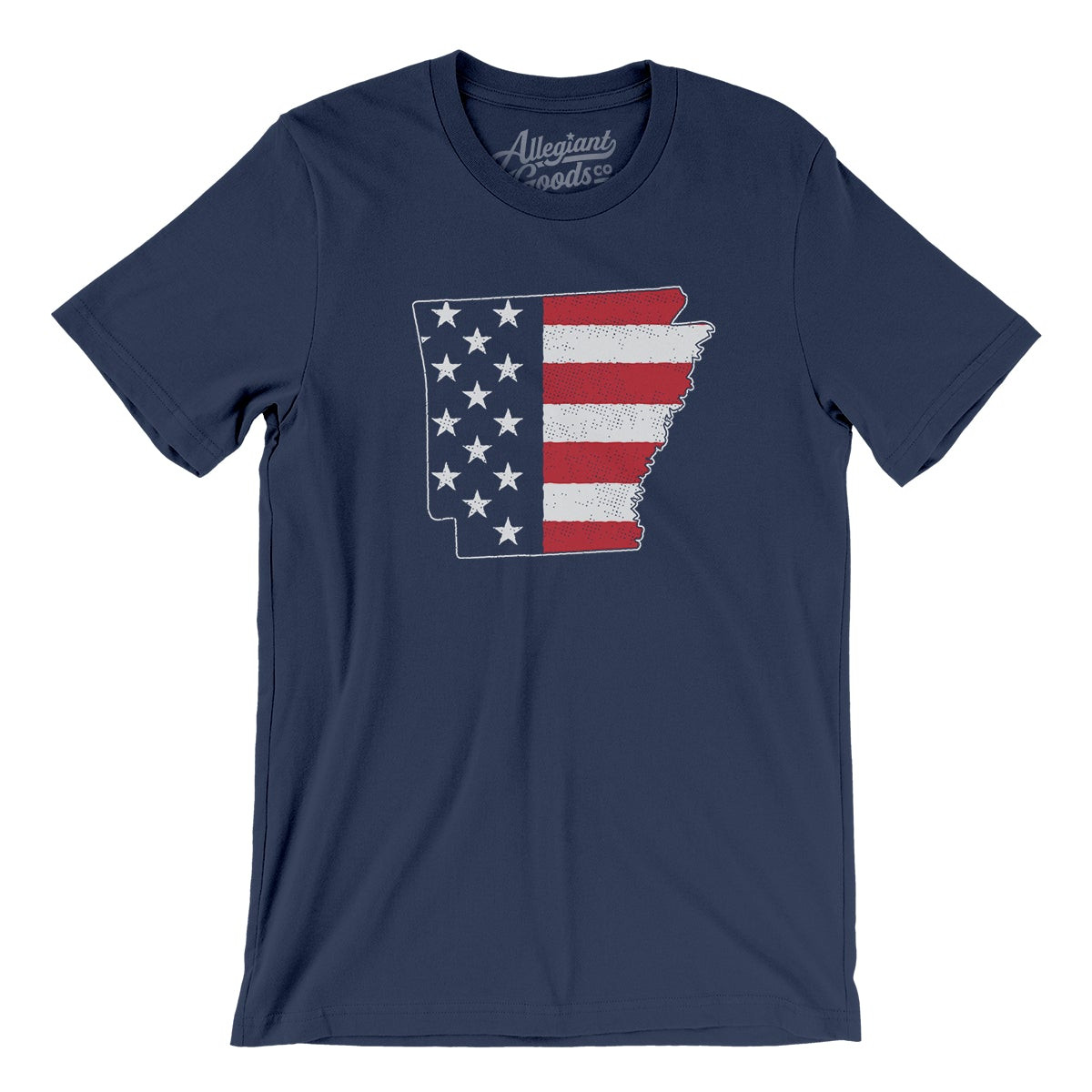 Arkansas American Flag Men/Unisex T-Shirt