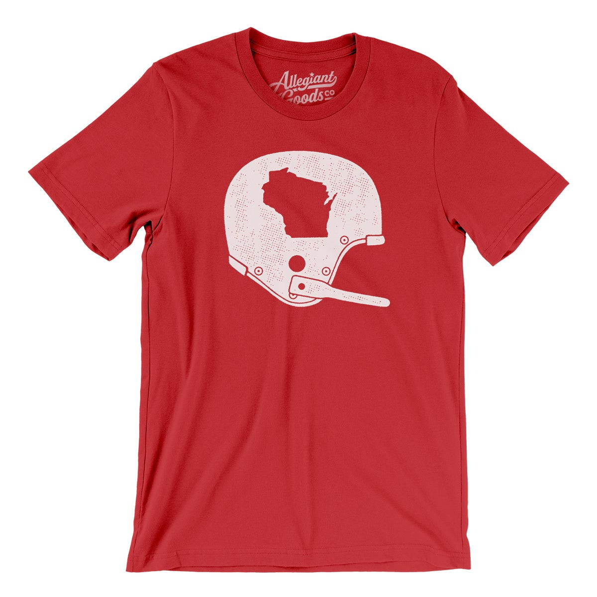 Wisconsin Vintage Football Helmet Men/Unisex T-Shirt