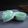 Chinese Travel Kung Fu 7pcs Tea Sets Ceramic Portable Porcelain Service Gaiwan Carp Tea Cups Tea Ceremony Teapot Gift Box
