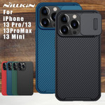 NILLKIN For iPhone 13 Pro Max Case Back Cover Slide Lens Protection Bumper Camera Protection Case for iPhone 13 Pro Max Mini