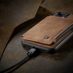 CaseMe Retro Leather Case For iPhone 12 13 Pro Max Leather Card Slot Wallet Back Case For iPhone 12  mini11 Pro Stand Back Cover