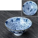1 PCS Chinese Blue And White Porcelain Teacup Travel Ceramic Tea Bowl Anti Scaling Hand-Painted Cone Cup Meditation Cups Tea Set