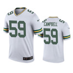 Men Jersey Green Bay Packers De'Vondre Campbell #59 White Color Rush Legend Jersey