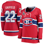 Cole Caufield Montreal Canadiens Women's Home 2021 Stanley Cup Final Bound Breakaway Jersey - Red