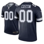 Men Dallas Cowboys Custom NFL Jersey Navy 2020 Legend Football Stitched NFL Jersey