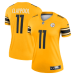 Chase Claypool Pittsburgh Steelers Women's Inverted Legend Game Jersey - Gold