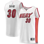 Chris Silva Miami Heat Fast Break Player Nba Jersey White - Association Edition