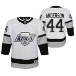 Los Angeles Kings Mikey Anderson #44 White Alternate Prime 2021-22 Jersey Youth